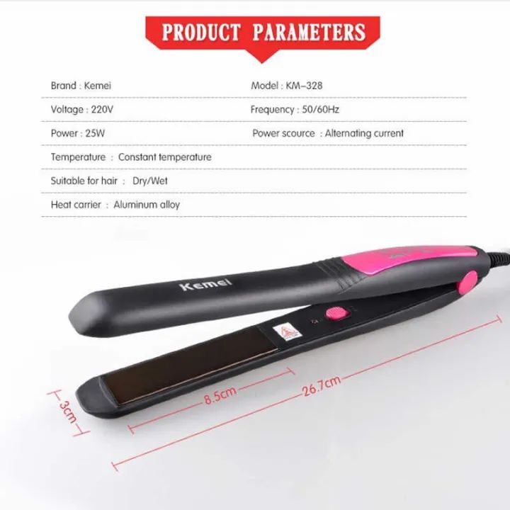 Kemei KM-328 Professional Hair Straightener