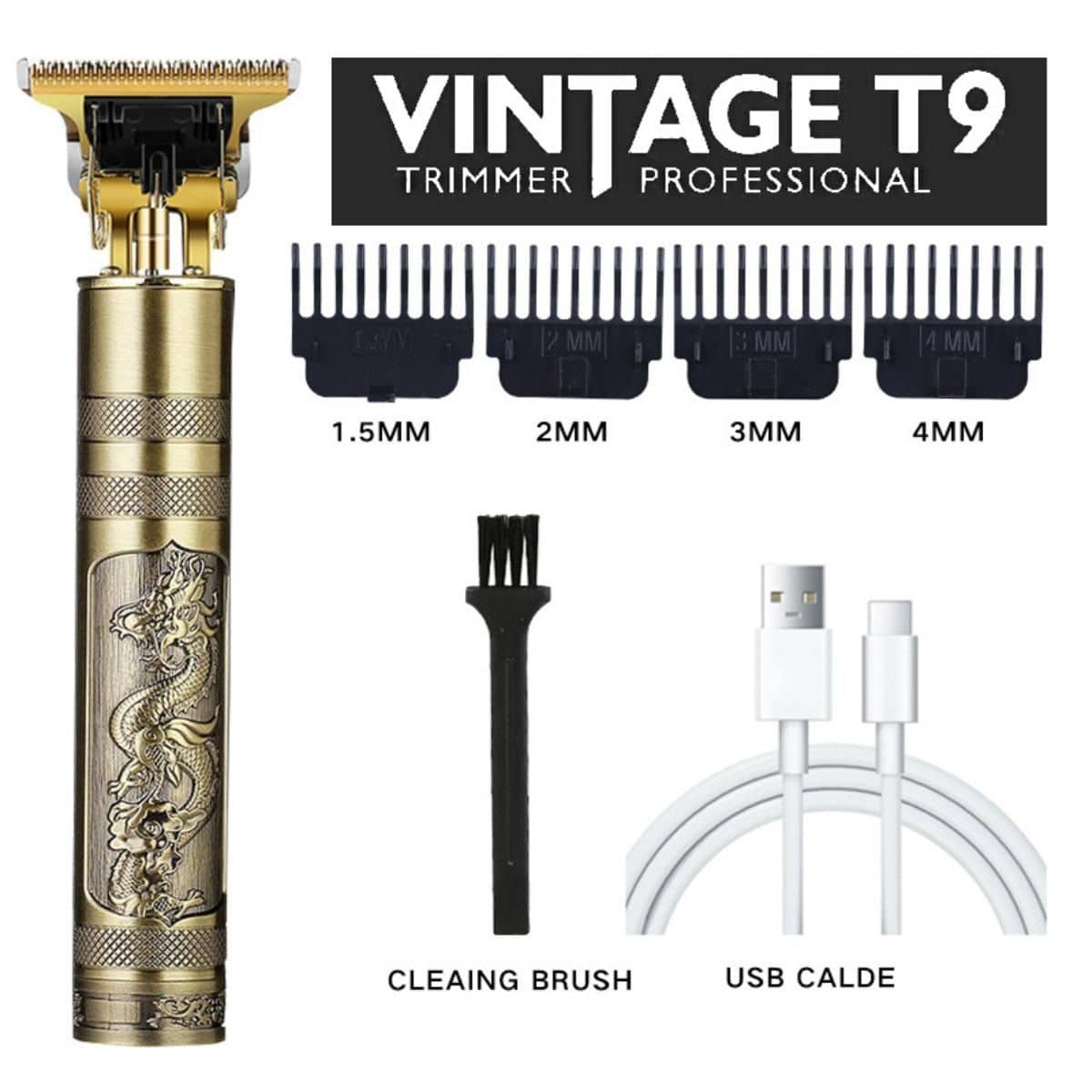 Vintage T9 Professional Hair Trimmer For Men