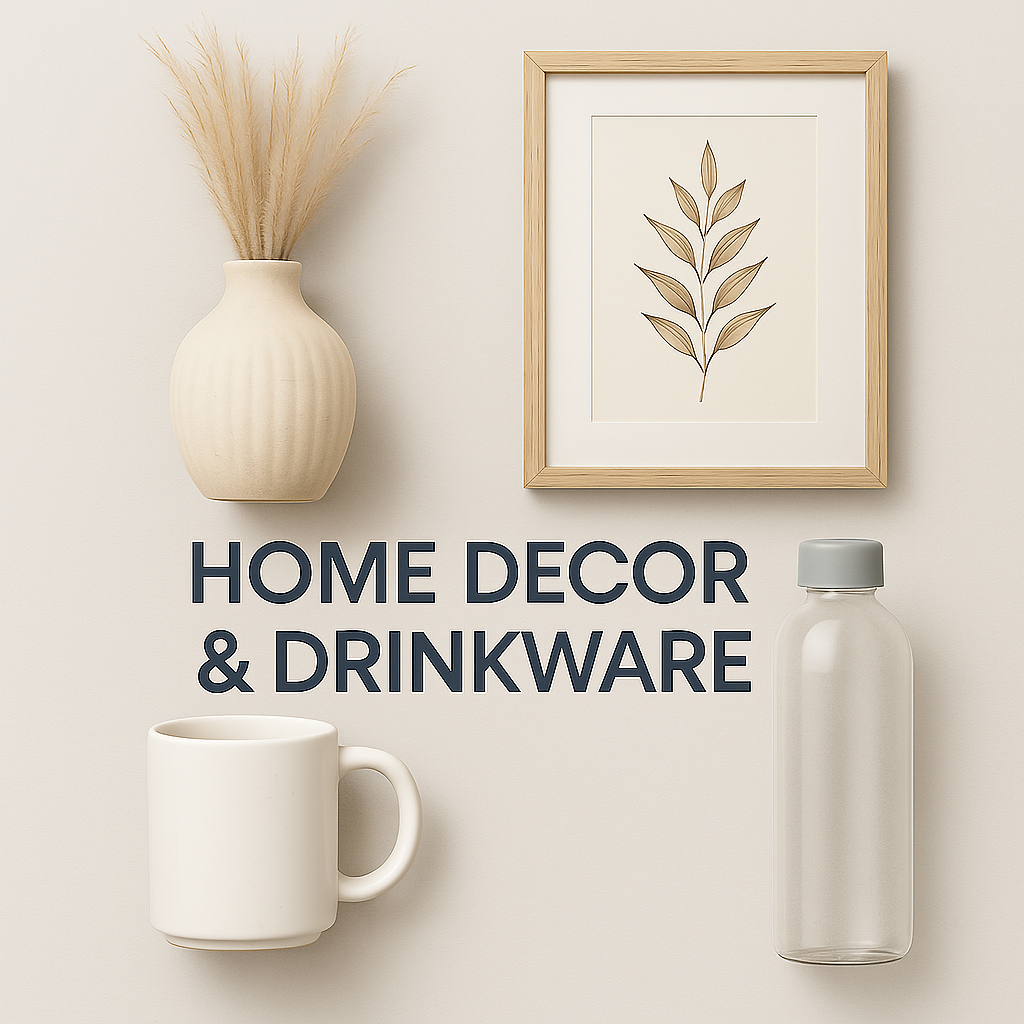 Home Decor & Drinkware