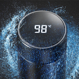 Smart Thermos Water Bottle LED Digital Temperature Water Bottle Display Stainless Steel Coffee Thermal Vaccum Mug Intelligent Insulation Cups Vacuum Flask Temperature Bottles