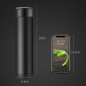 Smart Thermos Water Bottle LED Digital Temperature Water Bottle Display Stainless Steel Coffee Thermal Vaccum Mug Intelligent Insulation Cups Vacuum Flask Temperature Bottles